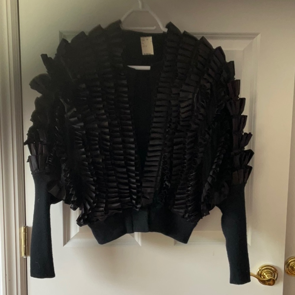SJS Jacket cardigan in black size medium